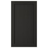 LERHYTTAN Front for dishwasher, black stained, 45x80 cm