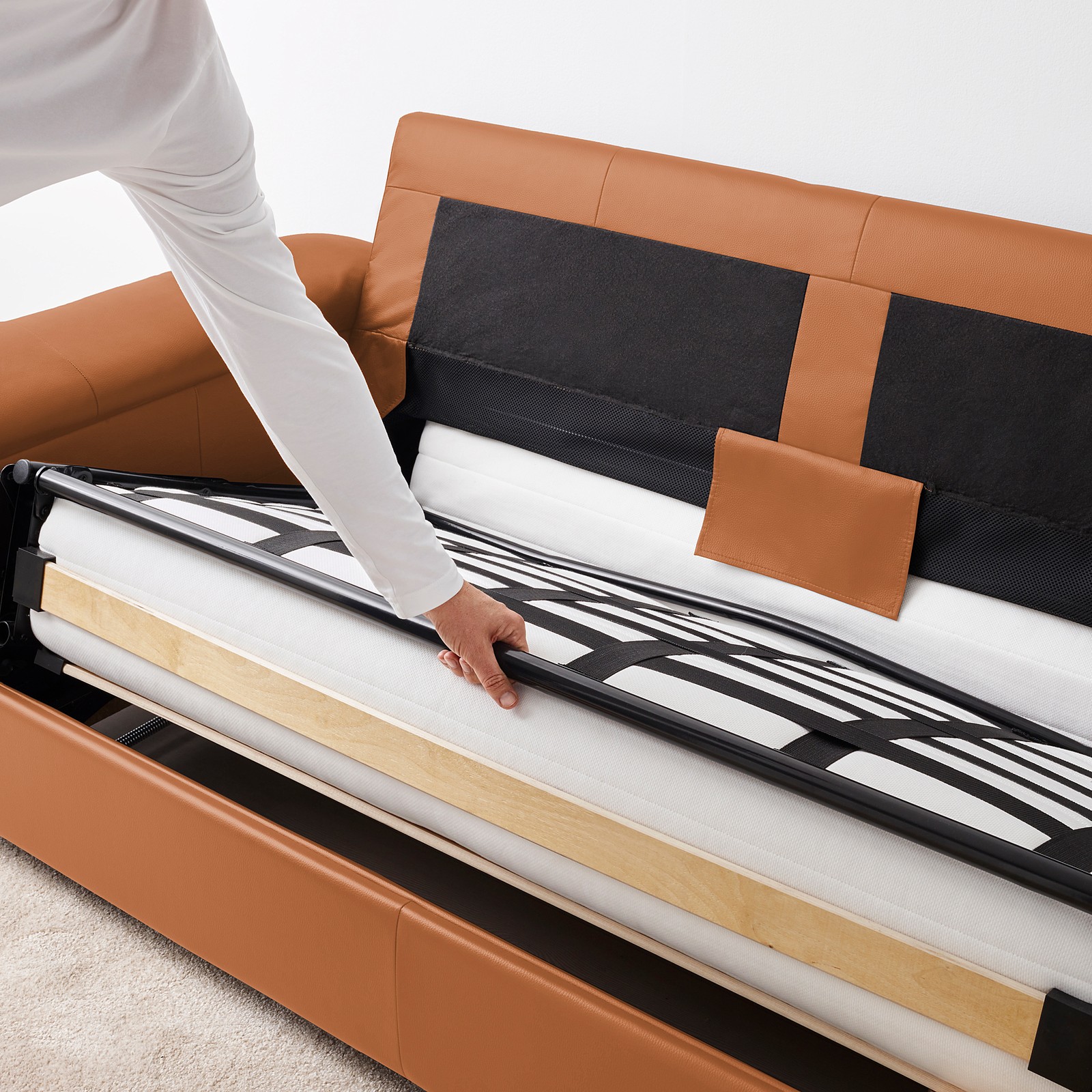 LIDHULT 2seat sofabed Grann/Bomstad goldenbrown IKEA Switzerland