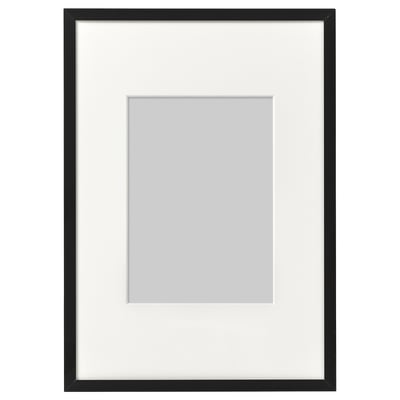 LOMVIKEN Frame, black, 21x30 cm