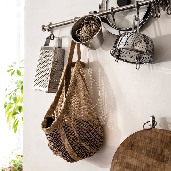 LUSTIGKURRE Basket, natural jute, 25x20x33 cm IKEA Switzerland