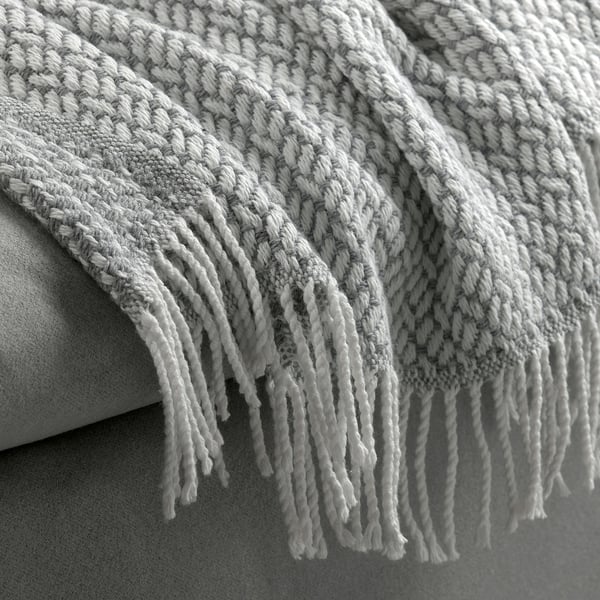 MAJINGER Throw, grey, 150x200 cm