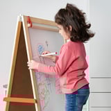 MÅLA Whiteboard pen with holder/eraser, mixed colours