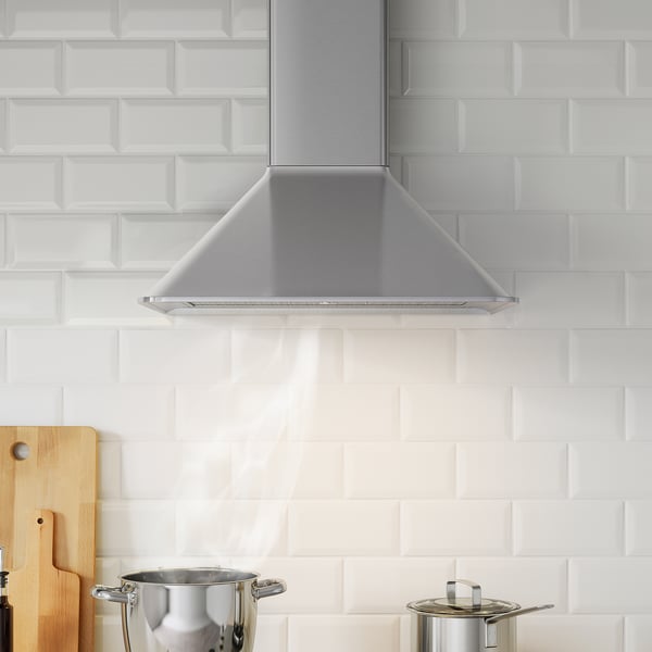 MATTRADITION Wall mounted extractor hood, stainless steel, 60 cm