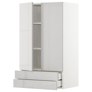Metod Maximera Wall Cabinet W 2 Doors 2 Drawers White Hittarp Off White Ikea Switzerland