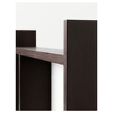 MICKE Add-on unit high, black-brown, 105x65 cm