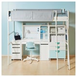 MICKE Add-on unit high, white, 105x65 cm