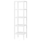 MUSKAN Shelving unit, white, 37x140 cm