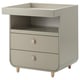 Option: MYLLRA Changing table with drawers, beige