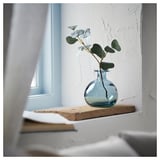 MYRMOSAIK Vase, blue, 12 cm