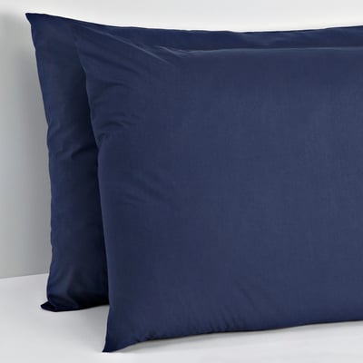 NEJLIKROT Pillowcase, dark blue, 65x100 cm