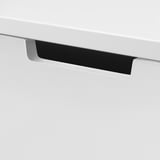 NORDLI Chest of 8 drawers, white/anthracite, 120x99 cm