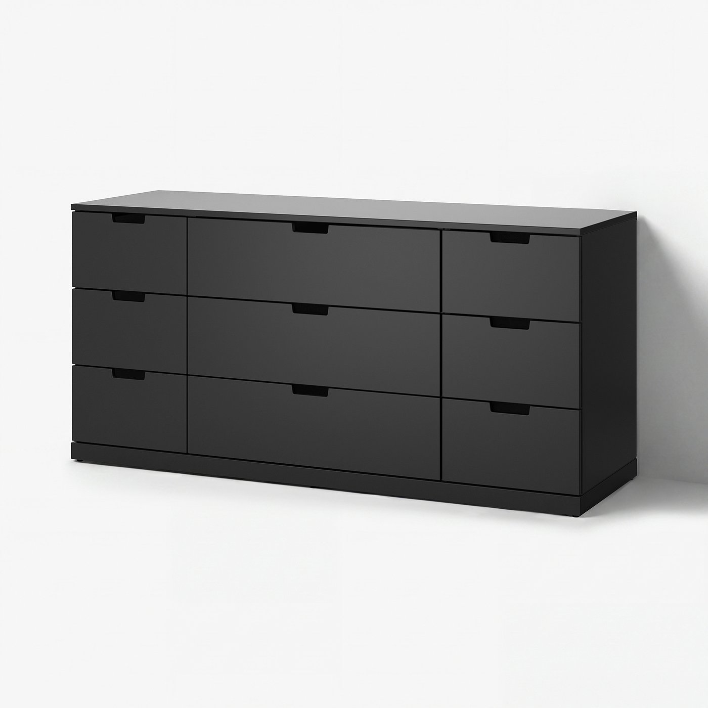 NORDLI chest of 9 drawers, anthracite, 160x76 cm - IKEA Switzerland
