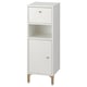 Option: NORSÄLVEN Cabinet, white, 32x32x94 cm