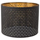 NYMÖ Lamp shade, black/brass-colour, 44 cm