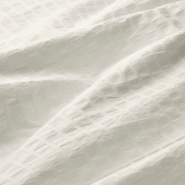 OFELIA VASS Duvet cover and pillowcase, white, 150x200/50x60 cm