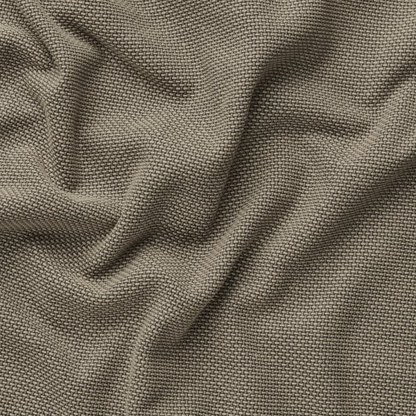 PÄRUP Cover for 3-seat sofa, with chaise longue/Fridtuna grey-brown