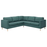 PÄRUP Cover for corner sofa, 4-seat, Kelinge grey-turquoise