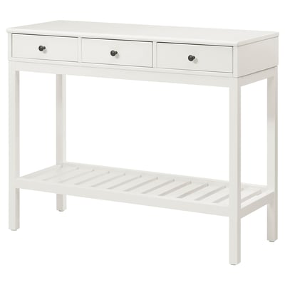 PANGET Console table, white, 106x42 cm
