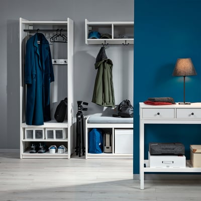 PANGET Console table, white, 106x42 cm