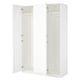PAX / FORSAND Wardrobe, white/white, 150x60x236 cm