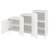 PLATSA Cabinet, white/Fonnes white, 180x42x113 cm