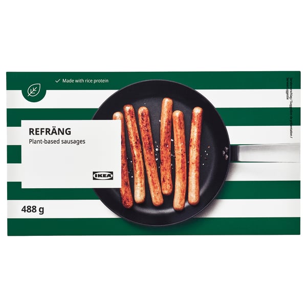 REFRÄNG Plant-based sausages, frozen, 488 g
