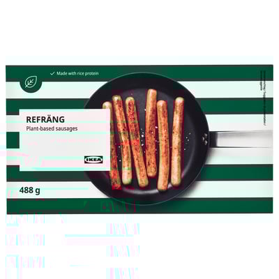 REFRÄNG Plant-based sausages, frozen, 488 g