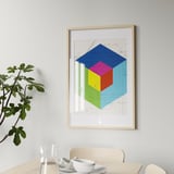RÖDALM Frame, birch effect, 61x91 cm