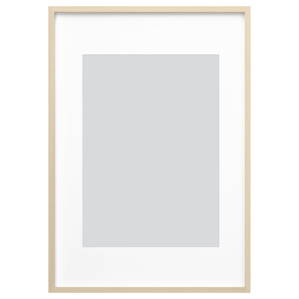 RÖDALM Frame, birch effect, 70x100 cm