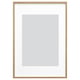 Option: RÖDALM Frame, oak effect, 70x100 cm