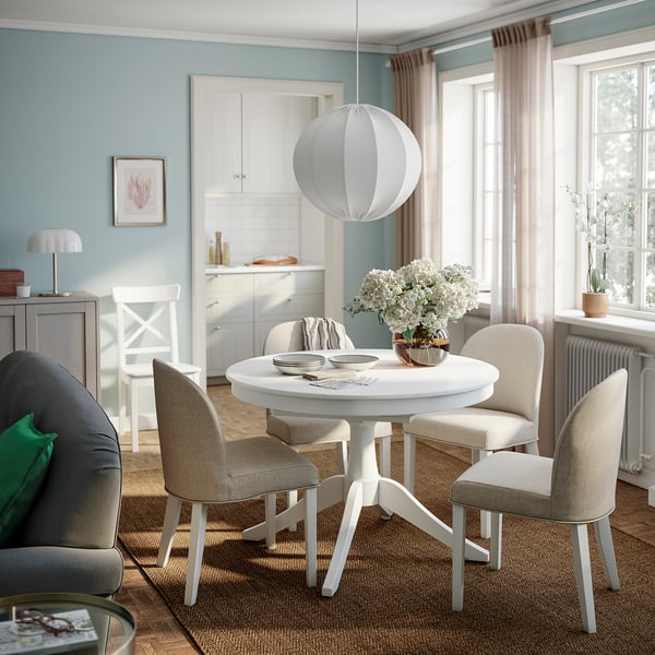 ROSENTORP Chair, Kilanda light beige/white