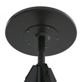 RUDSTORP Stool, black, 44-55 cm