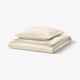 RUNDHAGTORN Duvet cover and pillowcase, beige, 150x200/50x60 cm