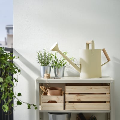 SALLADSKÅL Watering can, in/outdoor beige, 9 l