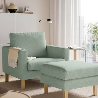 SALTSJÖBADEN Footstool, Gunnared light green