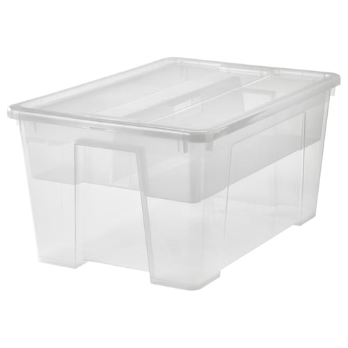 SAMLA Box with insert and lid, 57x39x28 cm/45 l