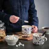 SILVERSIDA Mug, patterned/blue, 40 cl