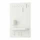 SKÅDIS Pegboard combination, white, 36x56 cm