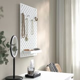SKÅDIS Pegboard combination, white, 36x56 cm