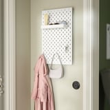 SKÅDIS Pegboard combination, white, 36x56 cm