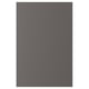 Option: SKATVAL Door with hinges, dark grey, 40x60 cm