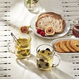SKEDSTÖR Mug, mixed colours yellow/black, 30 cl
