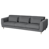 SLATORP 3-seat sofa, Hakebo dark grey