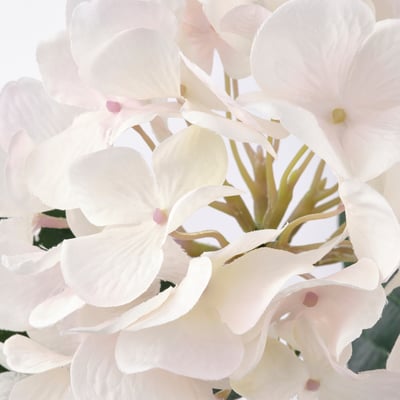 SMYCKA Artificial flower, in/outdoor Hydrangea/light pink, 45 cm