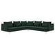 SÖDERHAMN Corner sofa, 6-seat, Tallmyra dark green