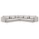 SÖDERHAMN Corner sofa, 6-seat, Tallmyra white/black