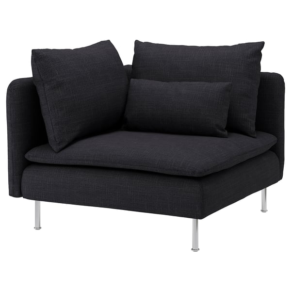 SÖDERHAMN Cover for corner section, Hillared anthracite