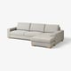 SÖRVALLEN 4-seat sofa, with chaise longue, right/Viarp beige/brown