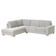 SÖRVALLEN Corner sofa, 3-seat, with open end, left/Tallmyra black/white