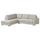 Option: SÖRVALLEN Corner sofa, 3-seat, with open end, left/Viarp beige/brown